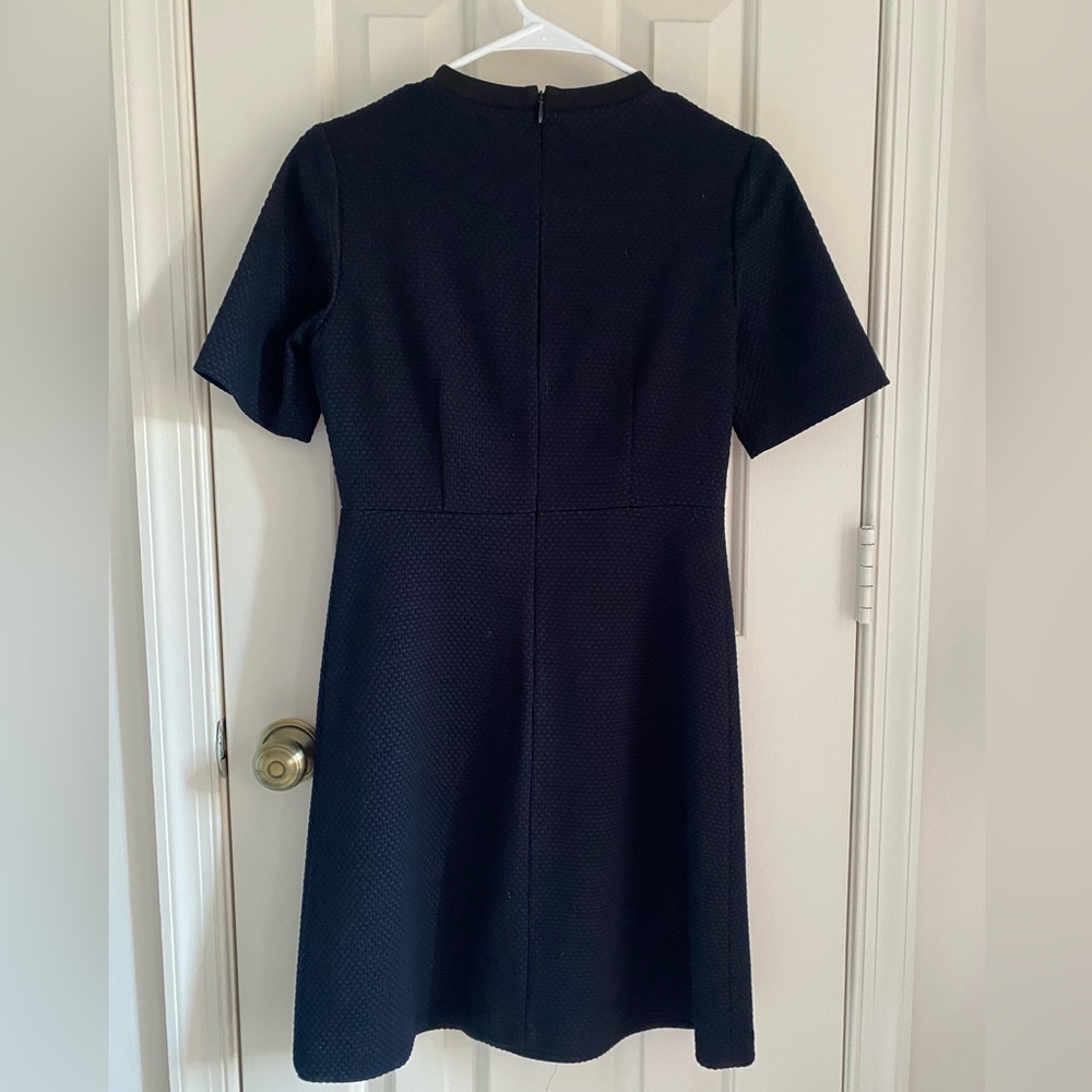 Ann Taylor Blue & Black Sheath Dress